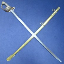 British 1822 Pattern Infantry Officers Pipeback Sword, William IV (1830-37) 2